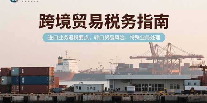 跨境贸易税务指南，进口业务退税要点，转口贸易风险，特殊业务处理-十一网创