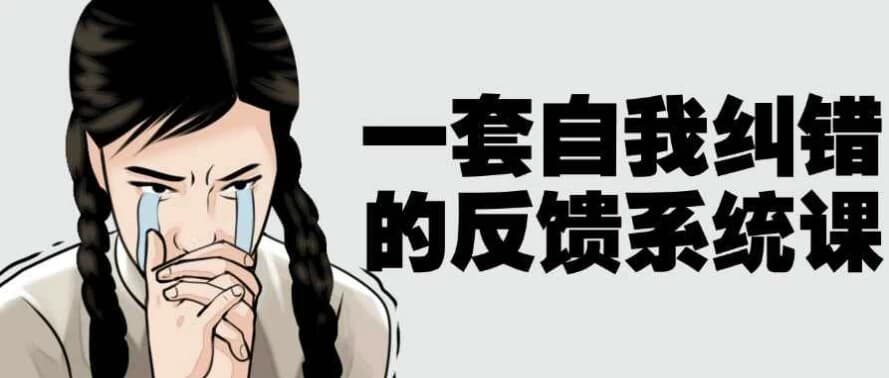 一套自我纠错的反馈系统课-十一网创