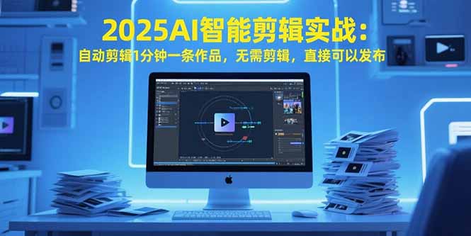 2025AI智能剪辑实战：自动剪辑1分钟一条作品，无需剪辑，直接可以发布-十一网创