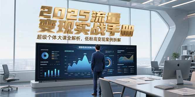 （15188期）2025流量变现实战手册，超级个体大课全解析，低粉高变现案例拆解-十一网创