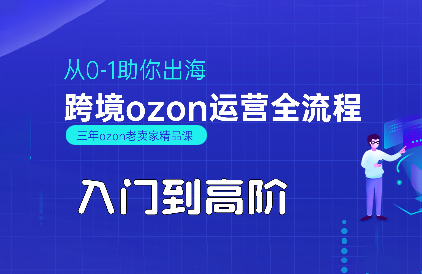 悟空跨境·OZON入门到高阶全流程-十一网创