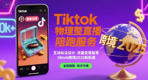 Tiktok物理整蛊直播陪跑服务-tiktok跨境2025-十一网创