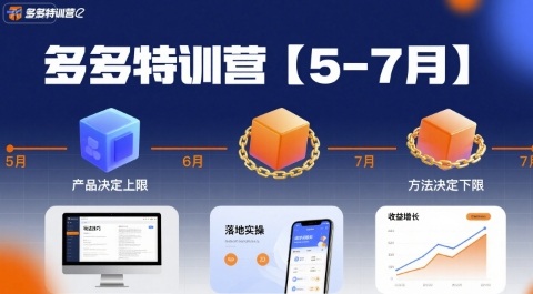 多多特训营【5-7月】产品决定上限，方法决定下限，各种玩法技巧落地实操-十一网创