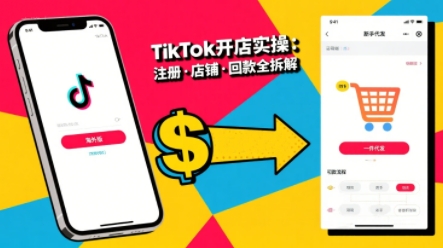 TikTok从开店到投流的进阶课，从基础实操到高阶技巧一网打尽-十一网创