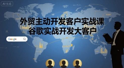 外贸主动开发客户实战课，谷歌实战开发大客户-十一网创