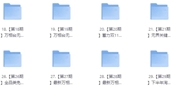 白凤电商淘系运营21天速成班-十一网创