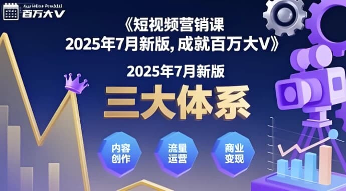 三大体系成就百万大V（2025年7月新版）-十一网创