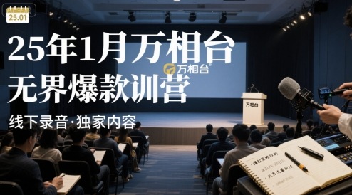 25年1月万相台无界爆款特训营线下录音-十一网创