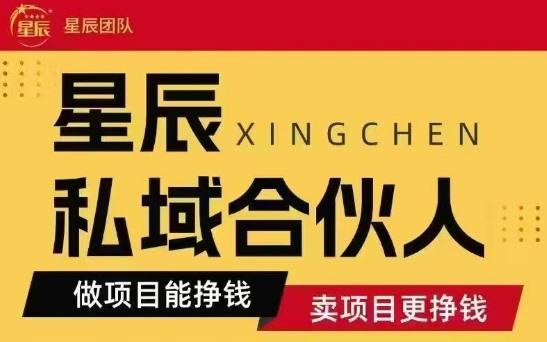全网首发星辰私域项目合集，最新实操玩法，短期快速实现变现-十一网创