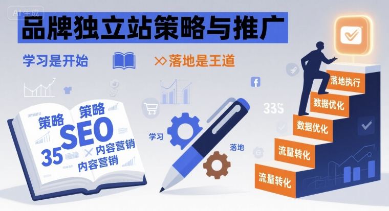 品牌独立站策略与推广，学习是开始，落地是王道-十一网创