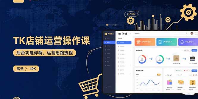 TK店铺运营实操课：后台功能详解，商品上架流程，运营思路拆解-十一网创