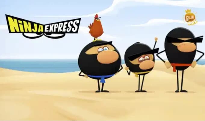 BBC儿童喜剧英文动画《忍者快递NinjaExpress(视频+音频)》-十一网创