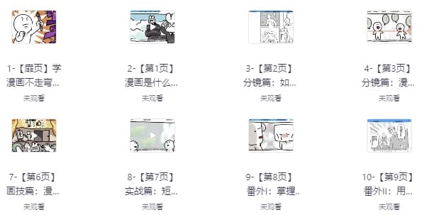 漫画：零基础入门到创作-十一网创